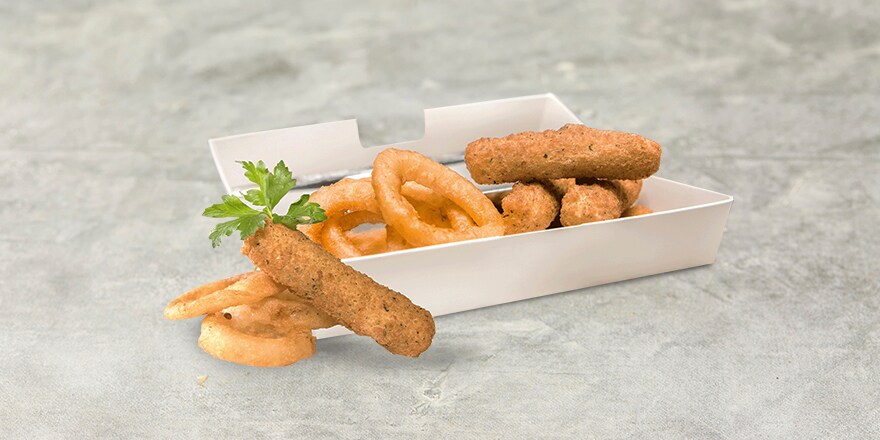 Order Mozzarella Sticks and Onion Rings from VOX Cinemas