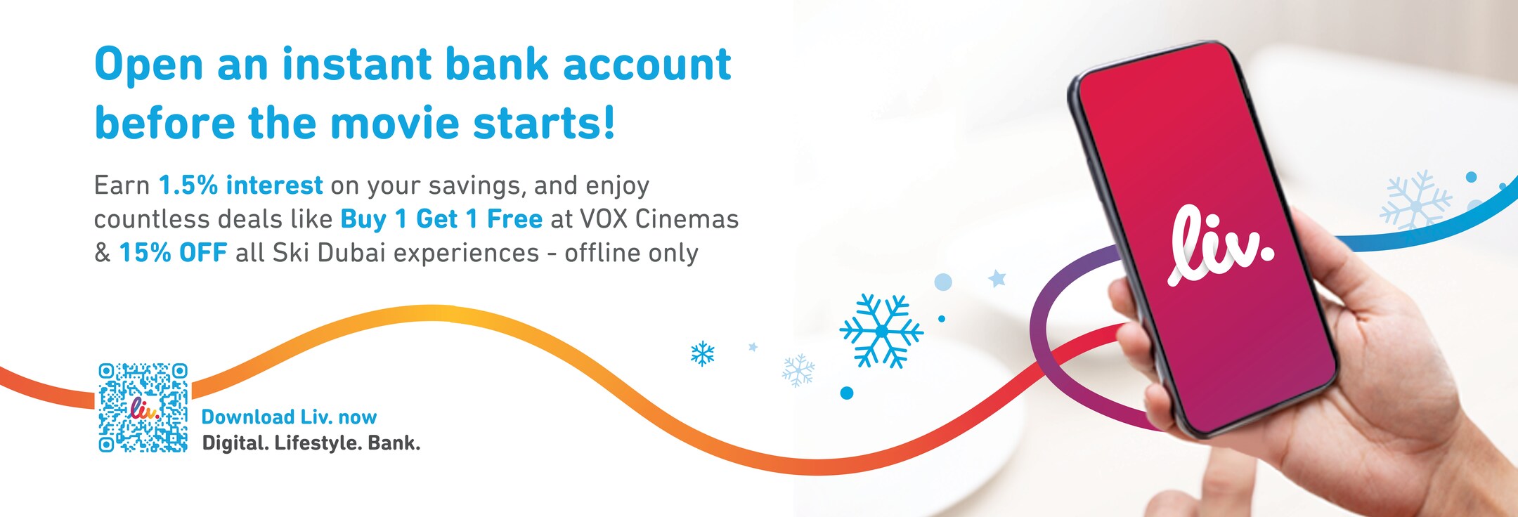 Enjoy Snow Cinema at a discounted price