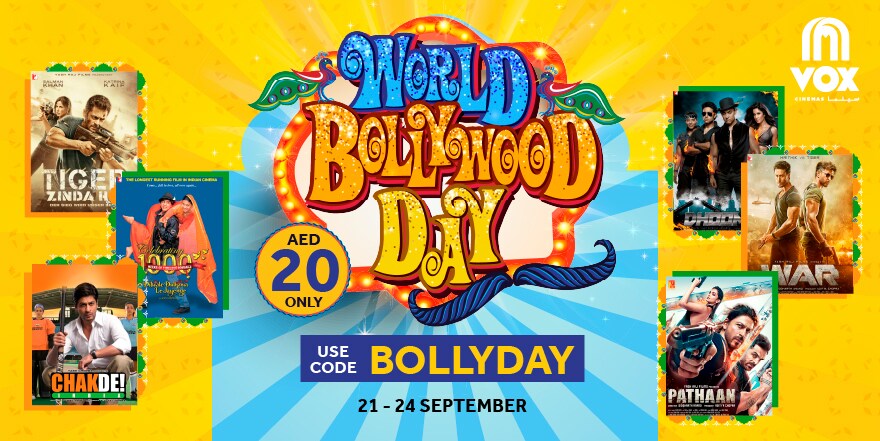 Celebrate World Bollywood Day at VOX Cinemas for just AED20*! | VOX ...