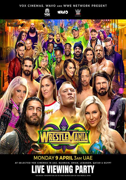 WrestleMania 34 - Live Event 2018  Now Showing  Book 