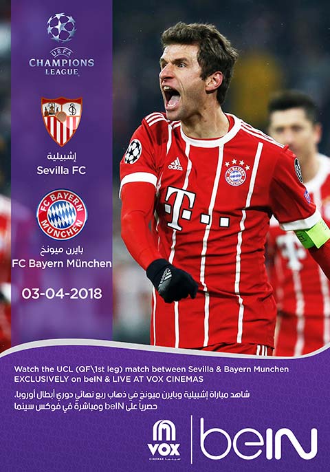 Bayern Munchecn vs Sevilla- Champions League 2018