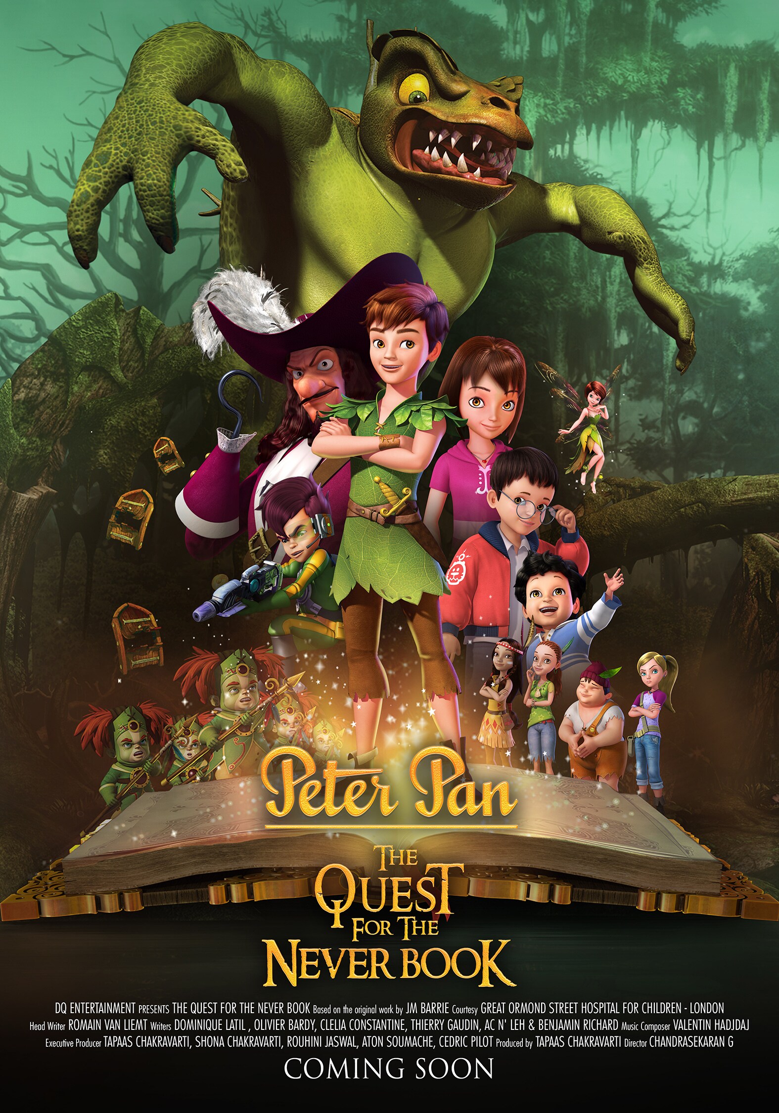 Peter Pan The Quest For The Never Book Now Showing