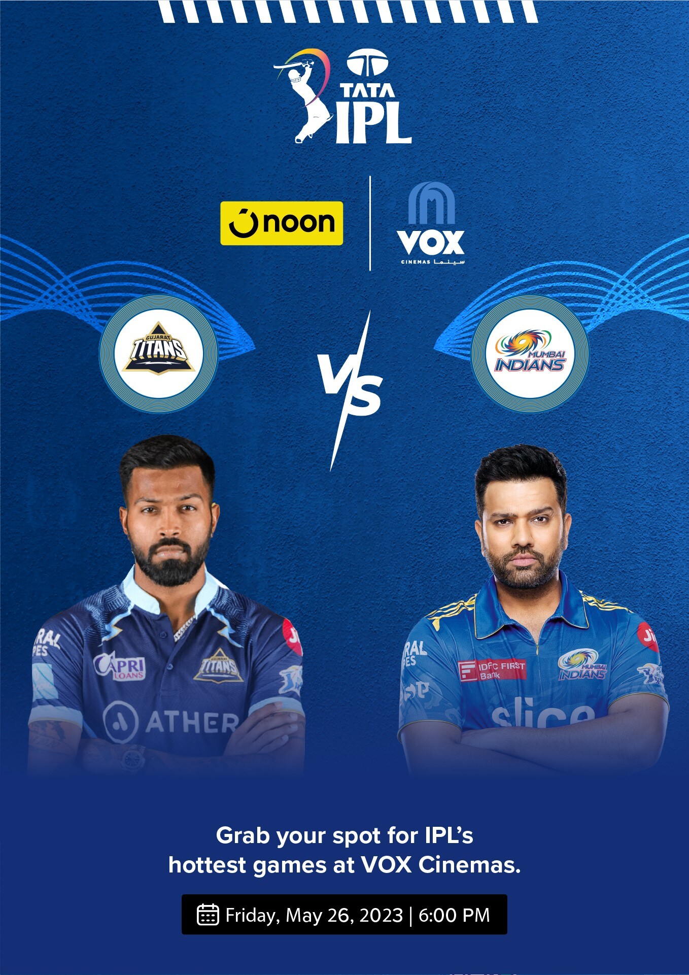 IPL 2023 LIVE: Gujarat Titans V. Mumbai Indians