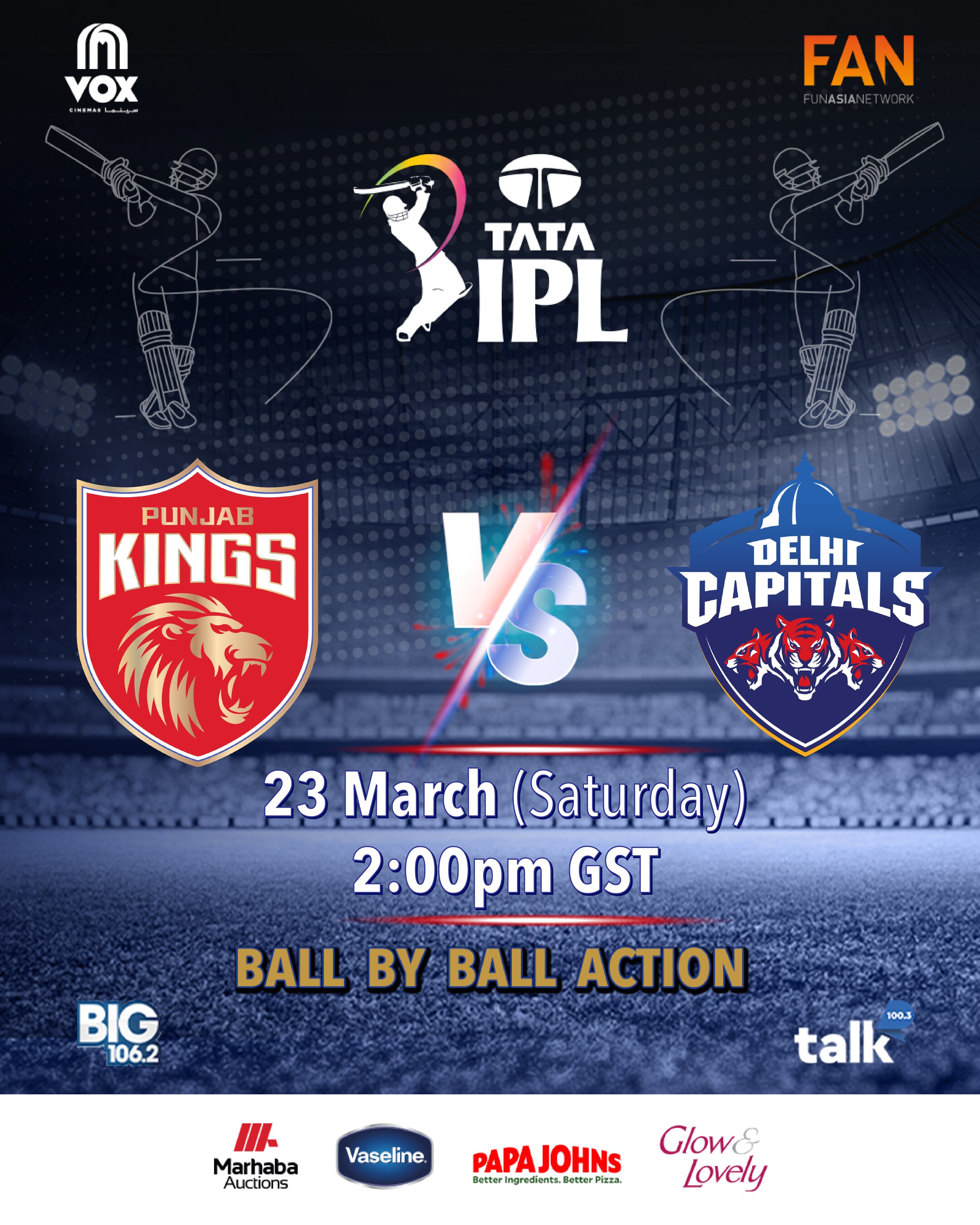 Indian Premier League 2024: PBKS V. DC
