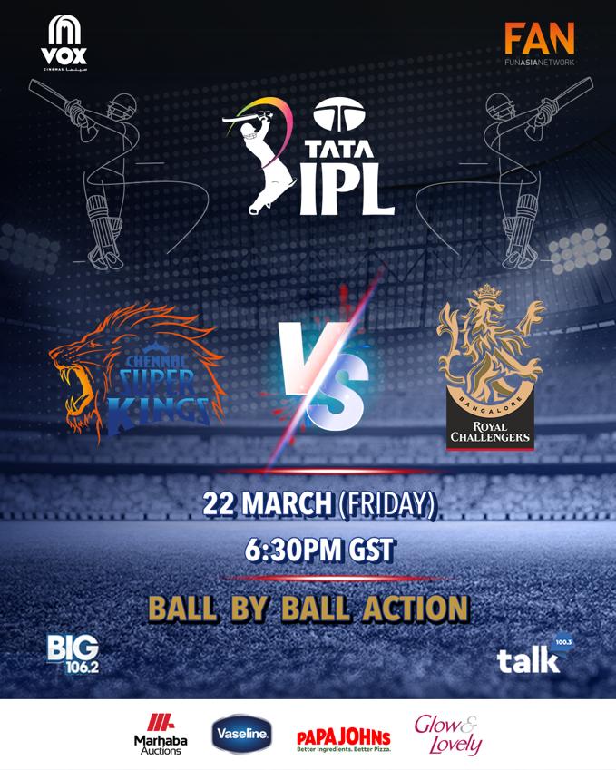 Indian Premier League 2024: CSK V. RCB