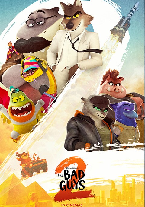 Movie poster for The Bad Guys 2