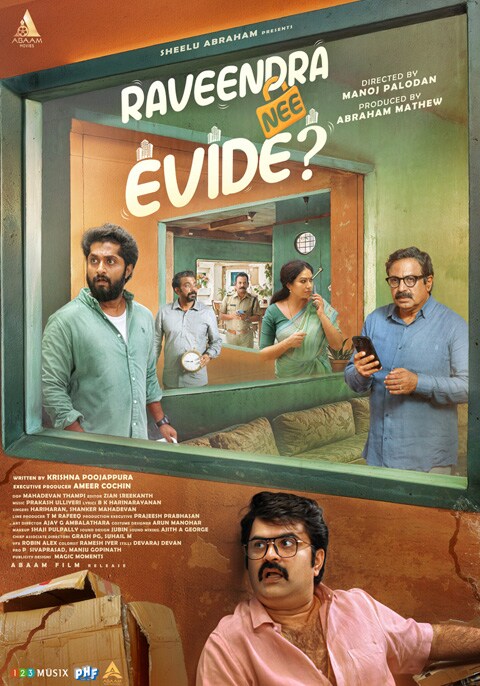 Movie poster for Raveendra Nee Evide?