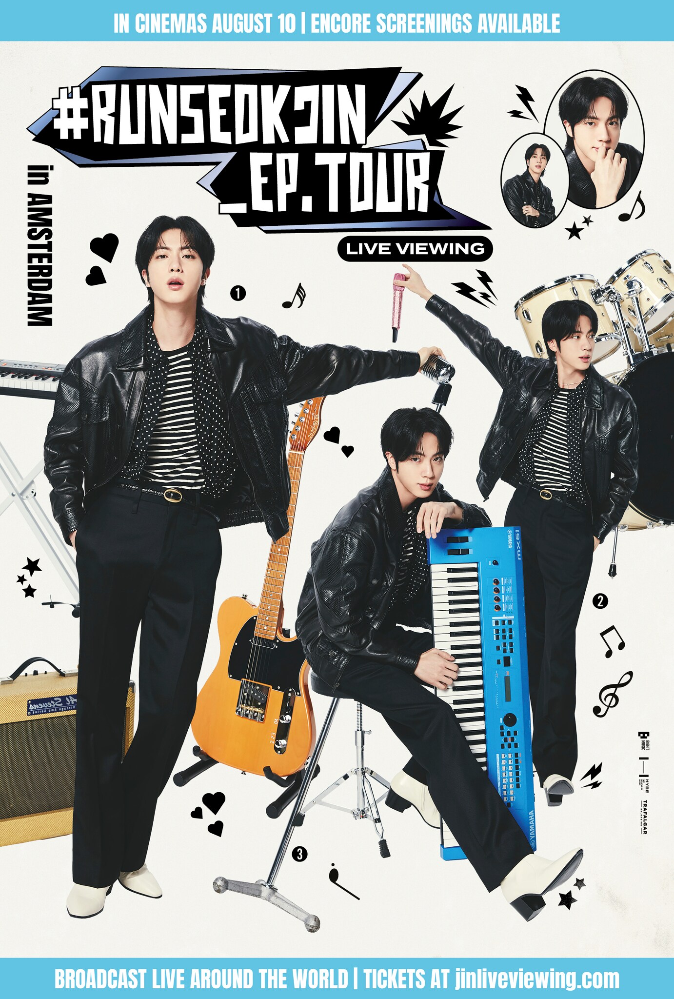 Movie poster for #RUNSEOKJIN_EP.TOUR: GLOBAL LIVE VIEWING