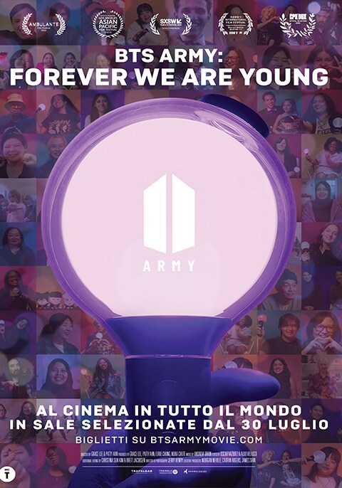 Movie poster for BTS ARMY: FOREVER WE ARE YOUNG