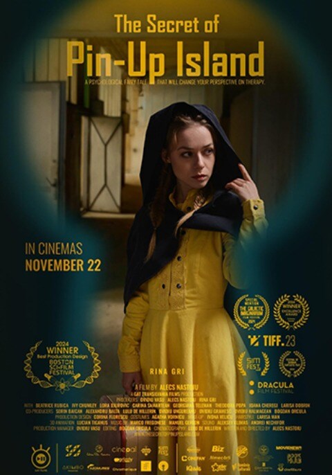 Movie poster for EUFF 2025:The Secret of the PinUp Island