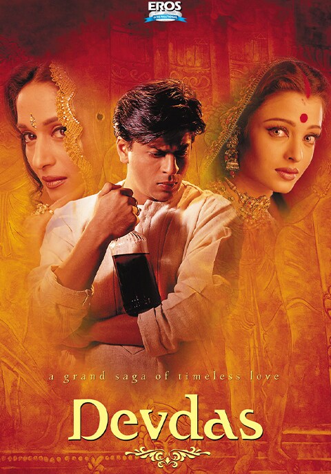 Movie poster for Devdas - SRK Film Fest