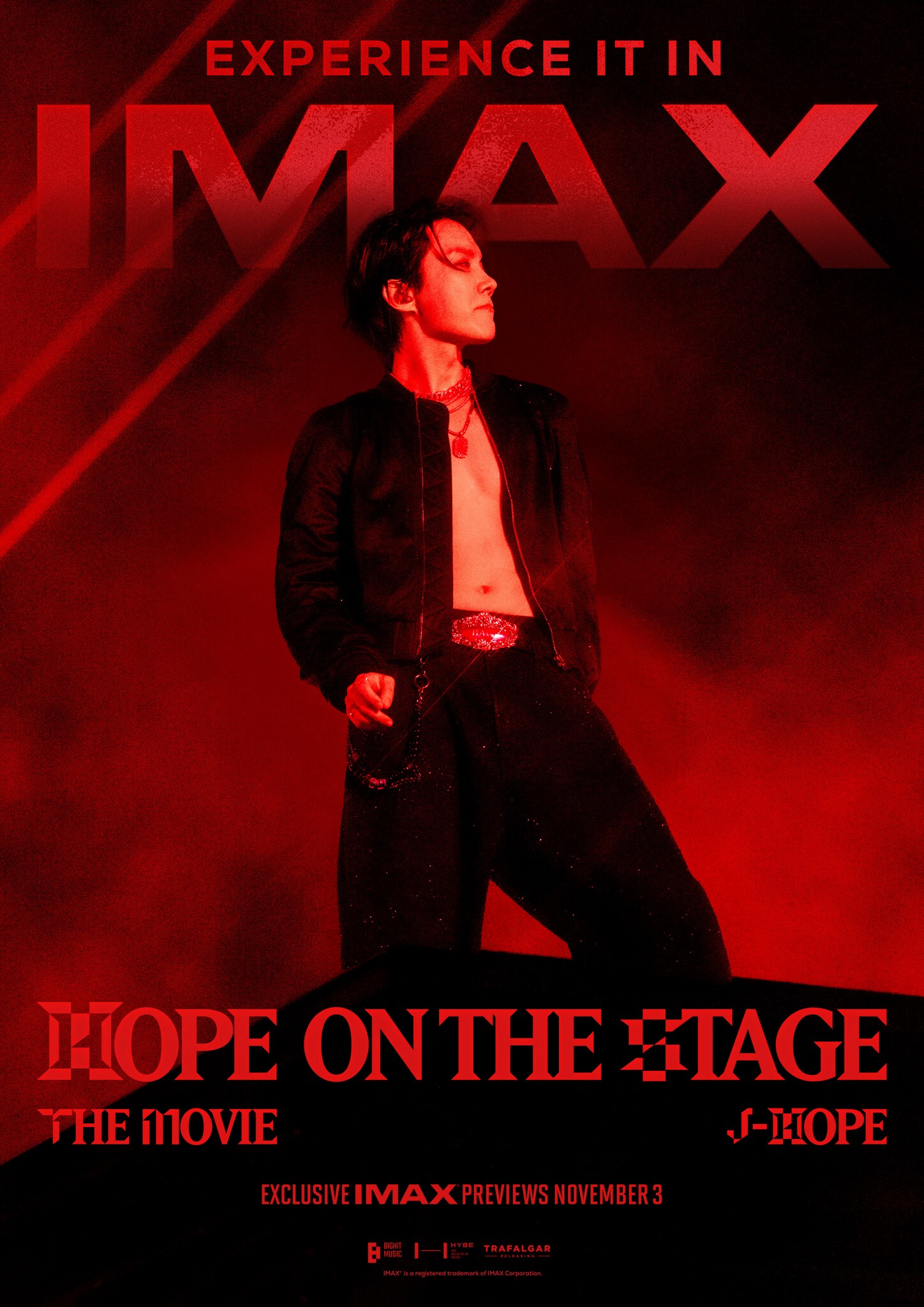 Movie poster for j-hope Tour 'HOPE ON THE STAGE' THE MOVIE