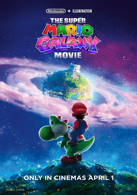 Movie poster for The Super Mario Galaxy Movie