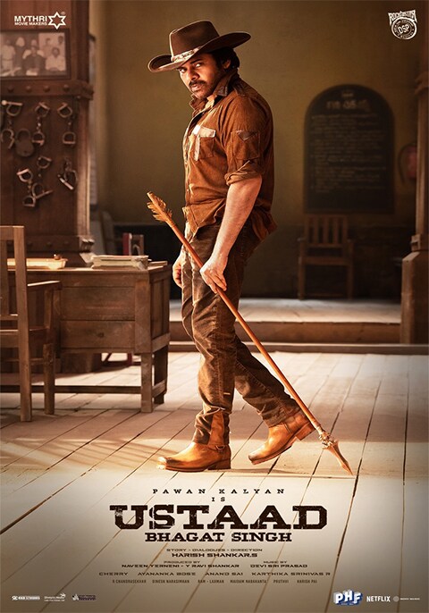 Movie poster for Ustaad Bhagat Singh