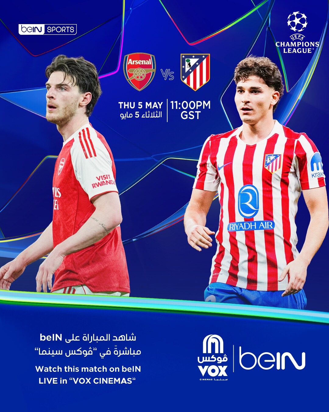 UEFA 2026: Arsenal vs Atletico Madrid L2