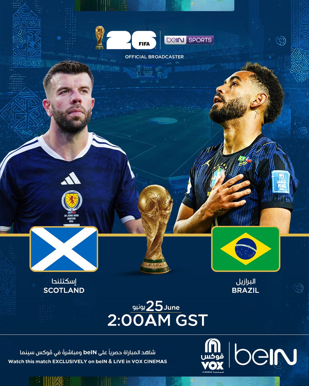 Movie poster for FIFA 2026: Scotland vs Brazil