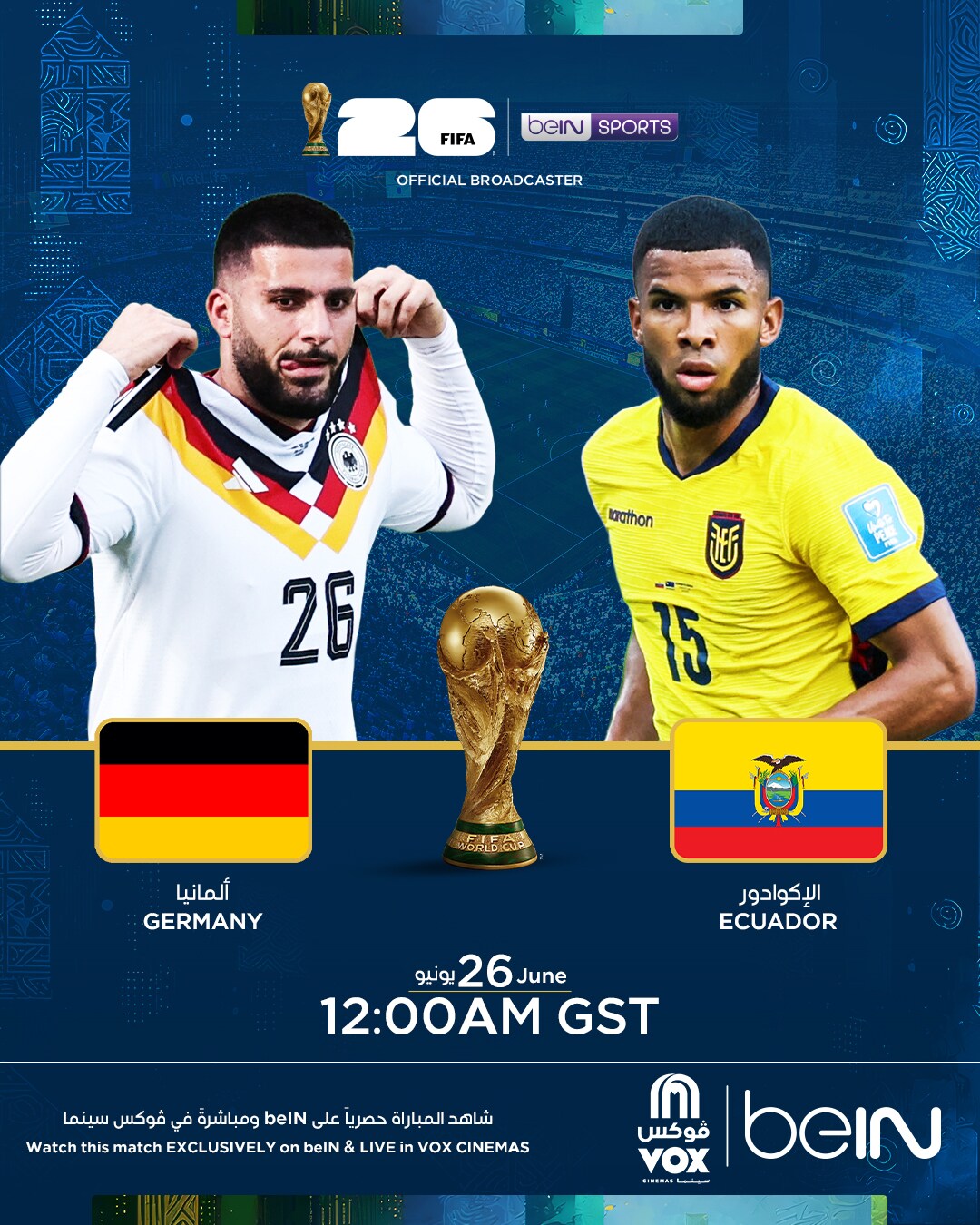 FIFA 2026: Ecuador vs Germany
