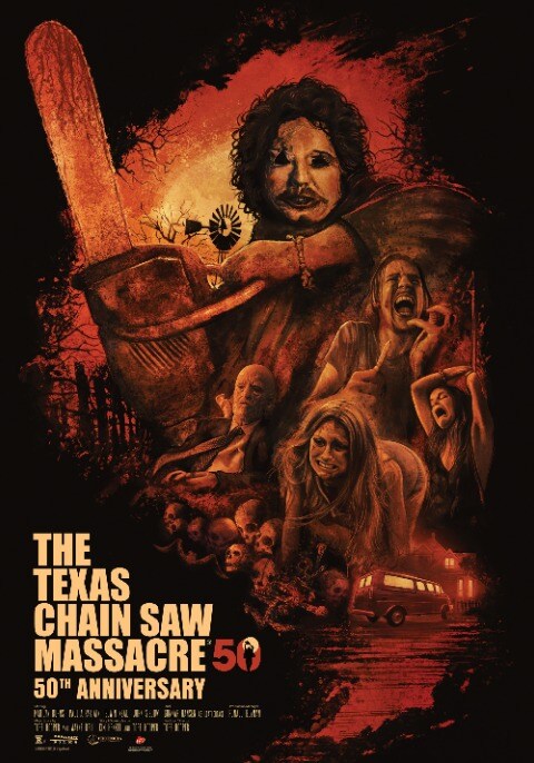 Movie poster for The Texas Chainsaw Massacre (Re-release)